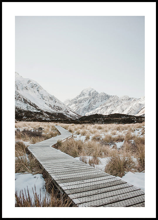 Cartaz da trilha Hooker Valley 