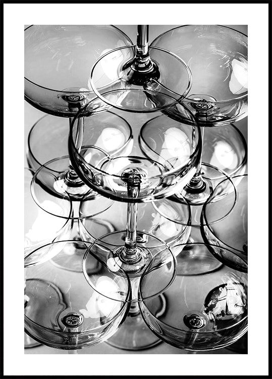 Póster Torre de champanhe No.8