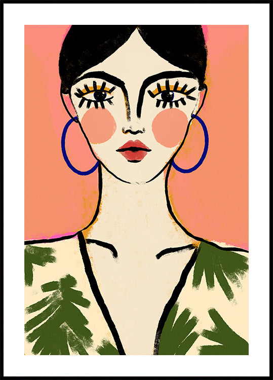 Pôster de elegância ousada