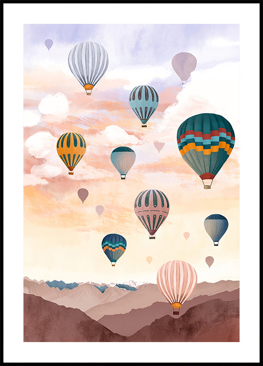 Pôster Airballoon Sky
