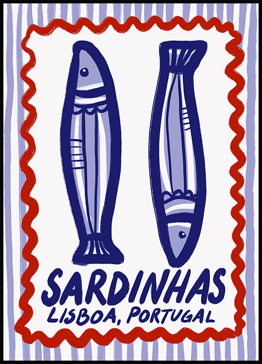 Póster Delícia das Sardinhas de Lisboa