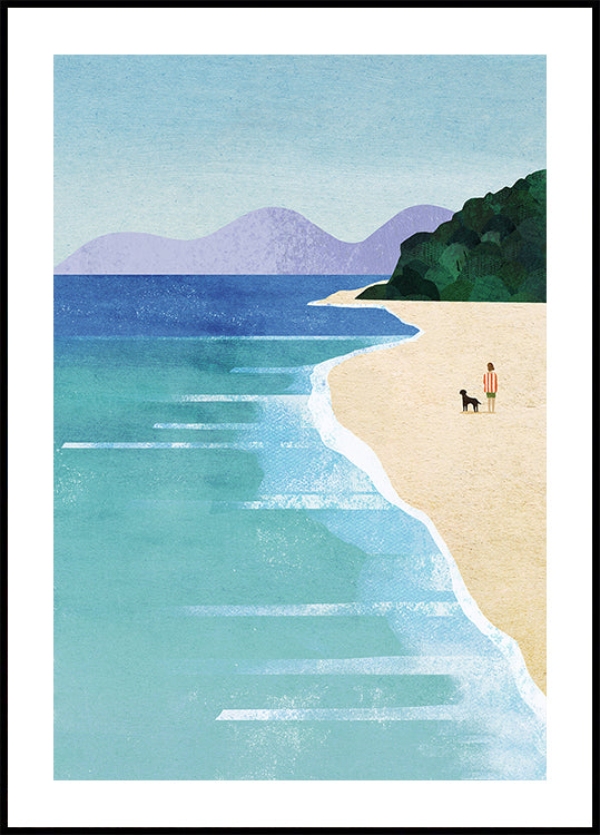 Póster Beach Girl iii