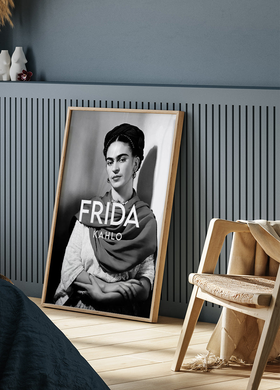 Frida Kahlo Retrato Pôster Feminista 