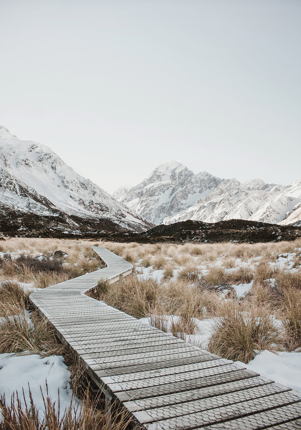 Cartaz da trilha Hooker Valley 