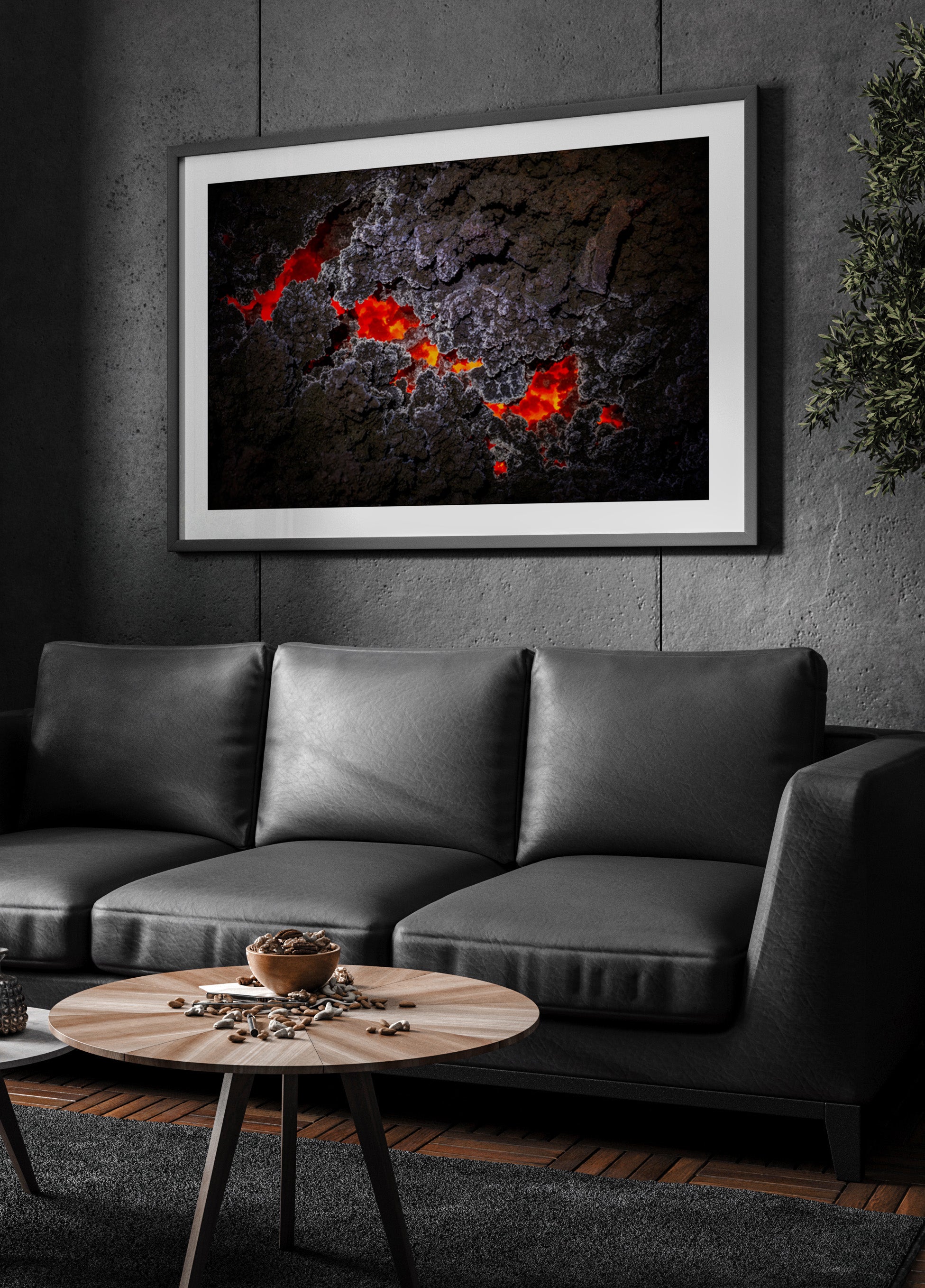 Fluxo de lava derretida