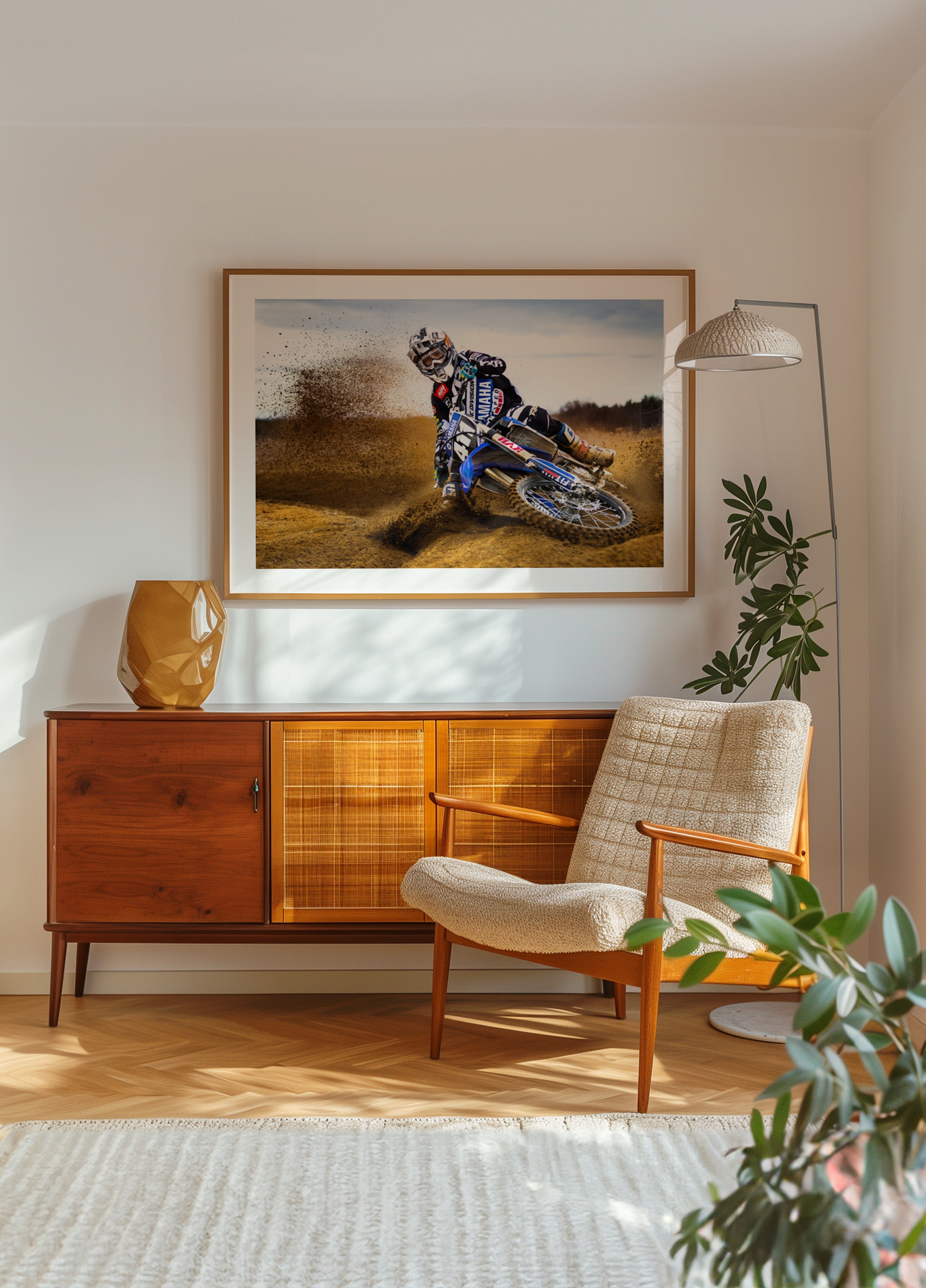 Emoção de sujeira de motocross