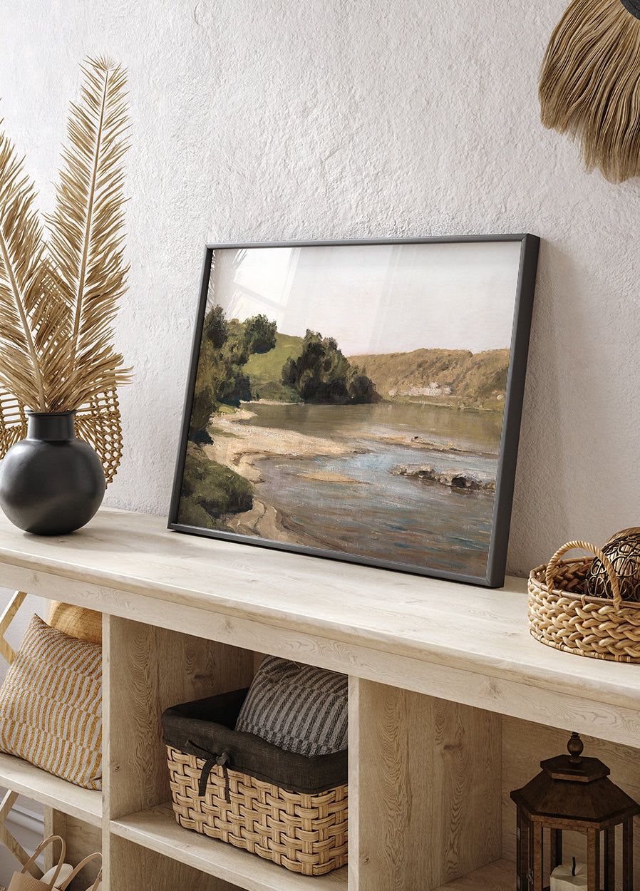 Oka River By Vasily Polenov Plakat - Posterbox.dk