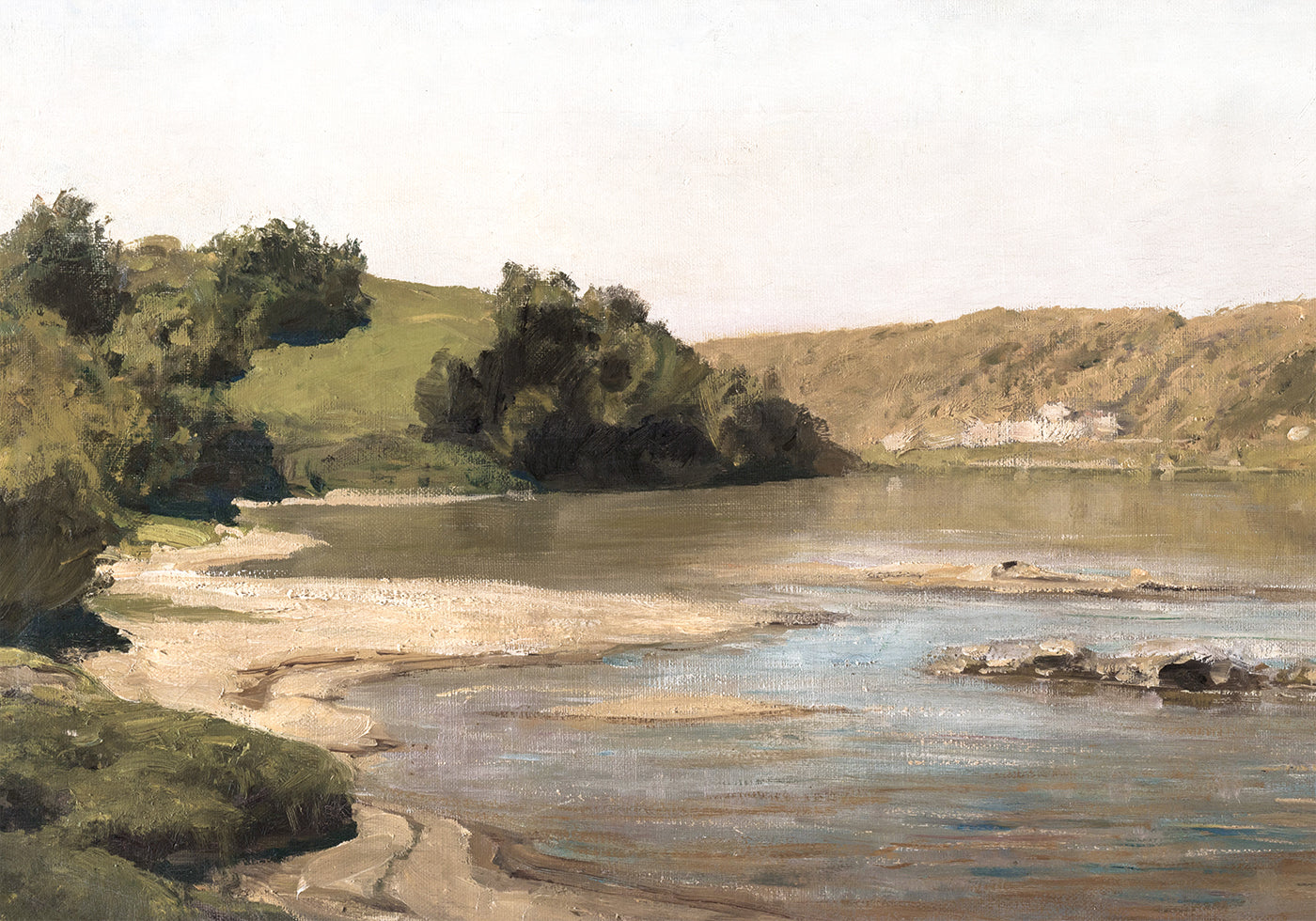Oka River By Vasily Polenov Plakat - Posterbox.dk