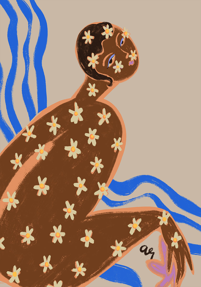 Pôster Margarida florescendo