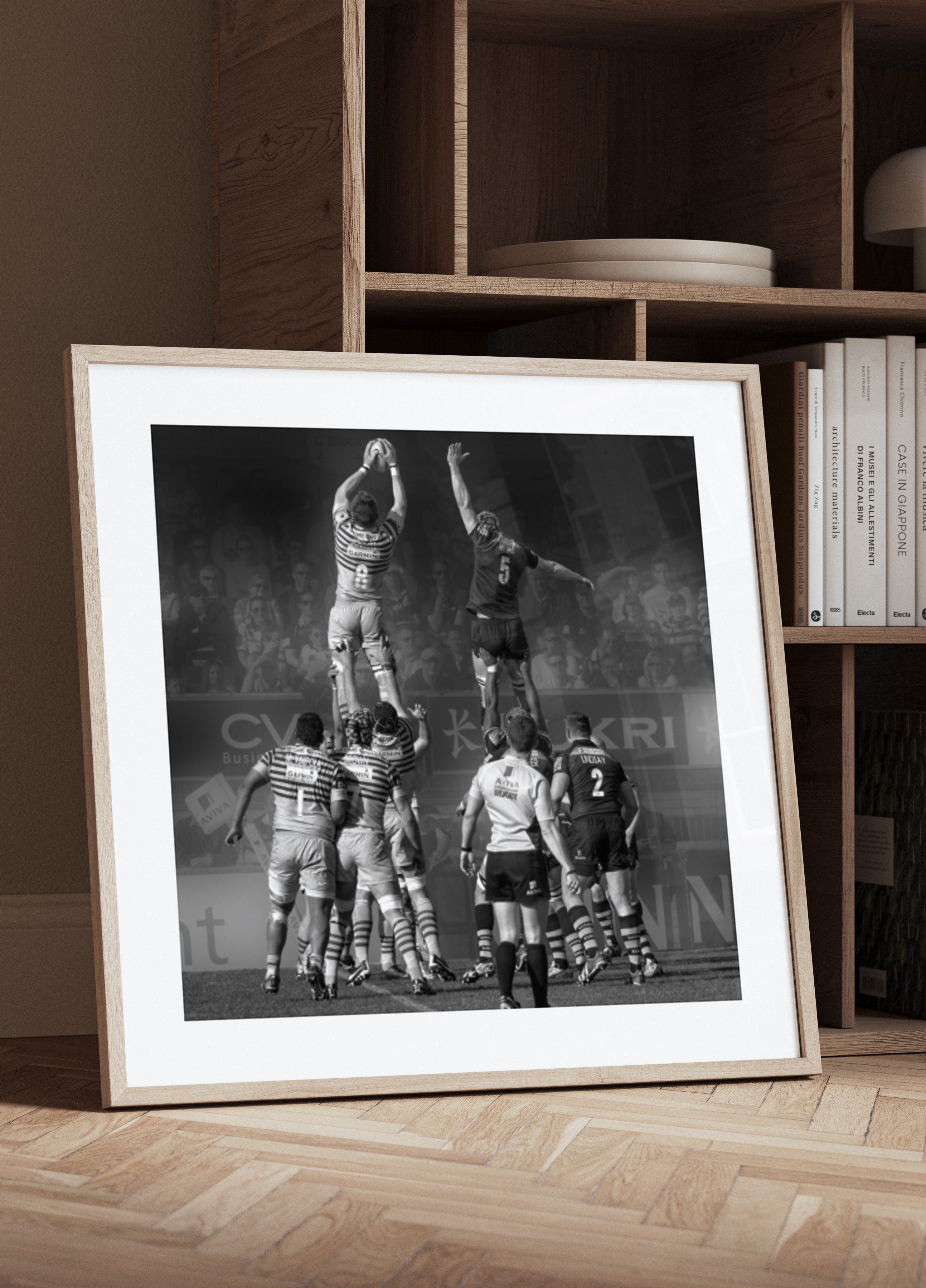 Ação de alinhamento de rugby