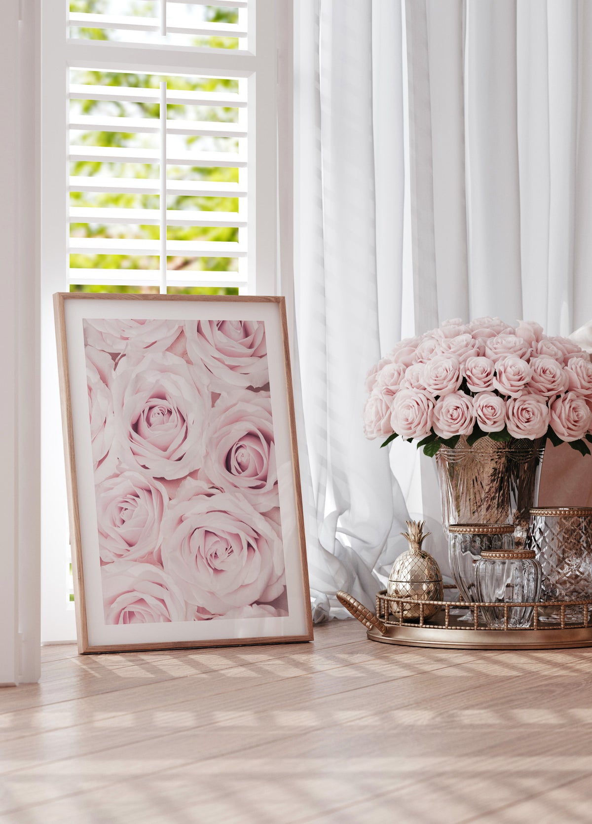 Rosas rosa suaves