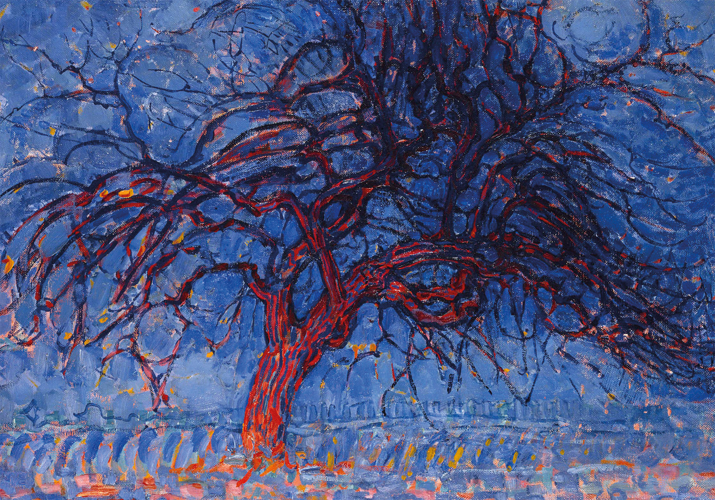 The Red Tree By Piet Mondrian Plakat - Posterbox.dk