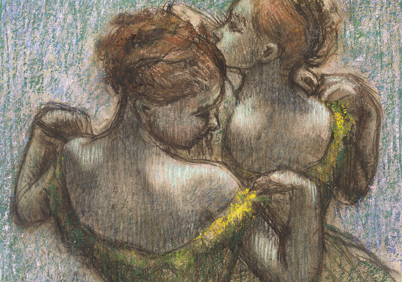 Pôster de meio comprimento de Two Dancers, de Edgar Degas 