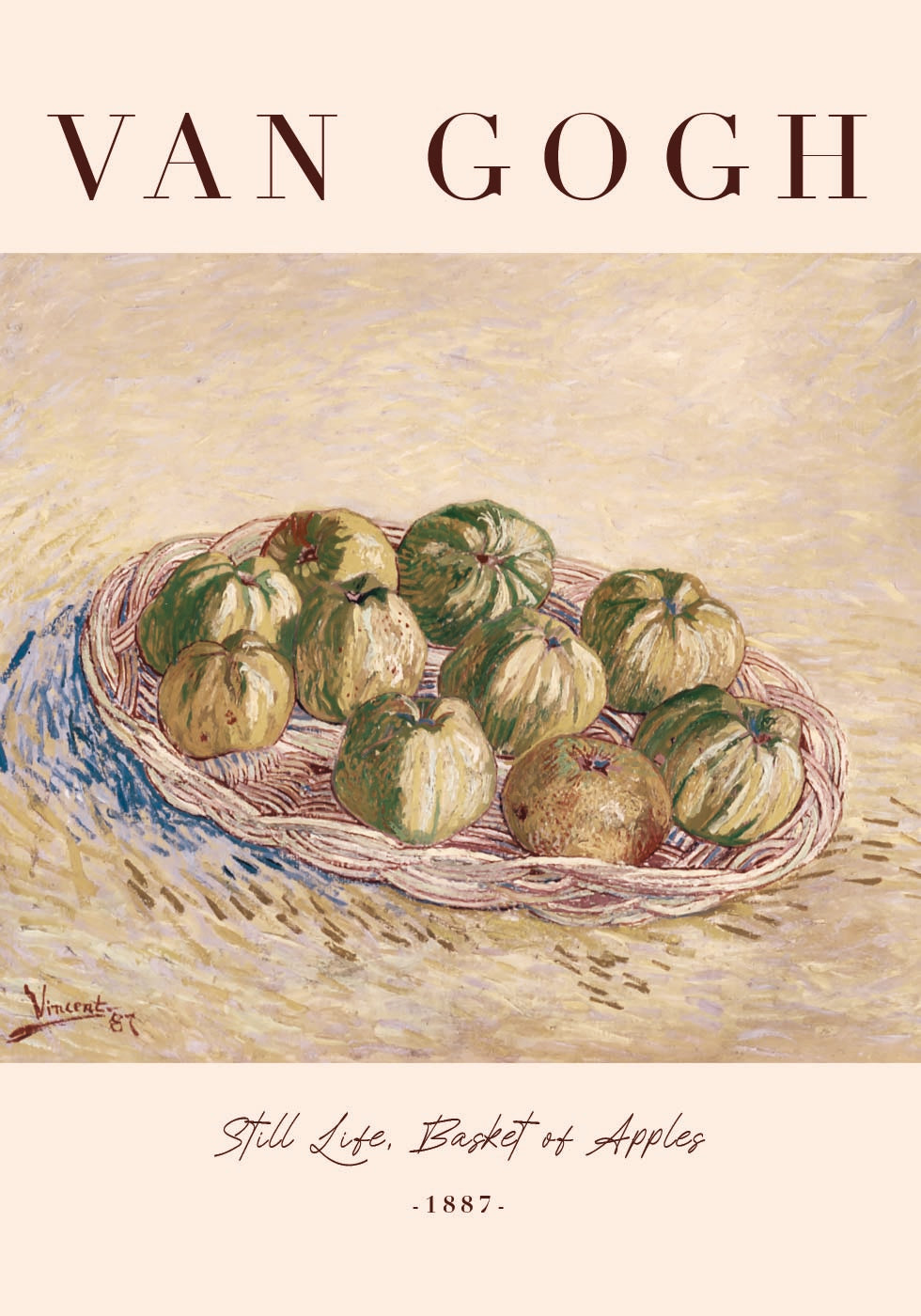 Van Gogh - Frutas na Cesta Pôster