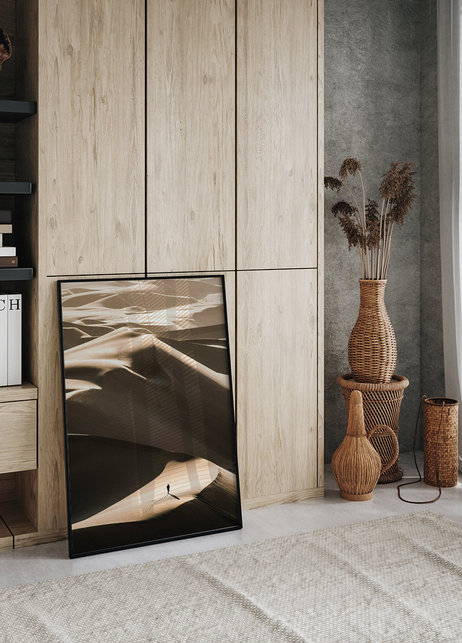 Walking In Desert Plakat - Posterbox.dk