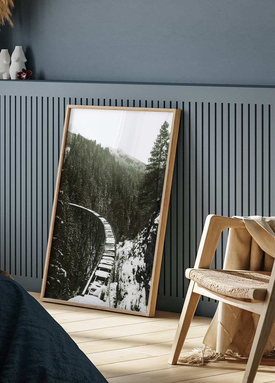 Winter Railroad Plakat - Posterbox.dk