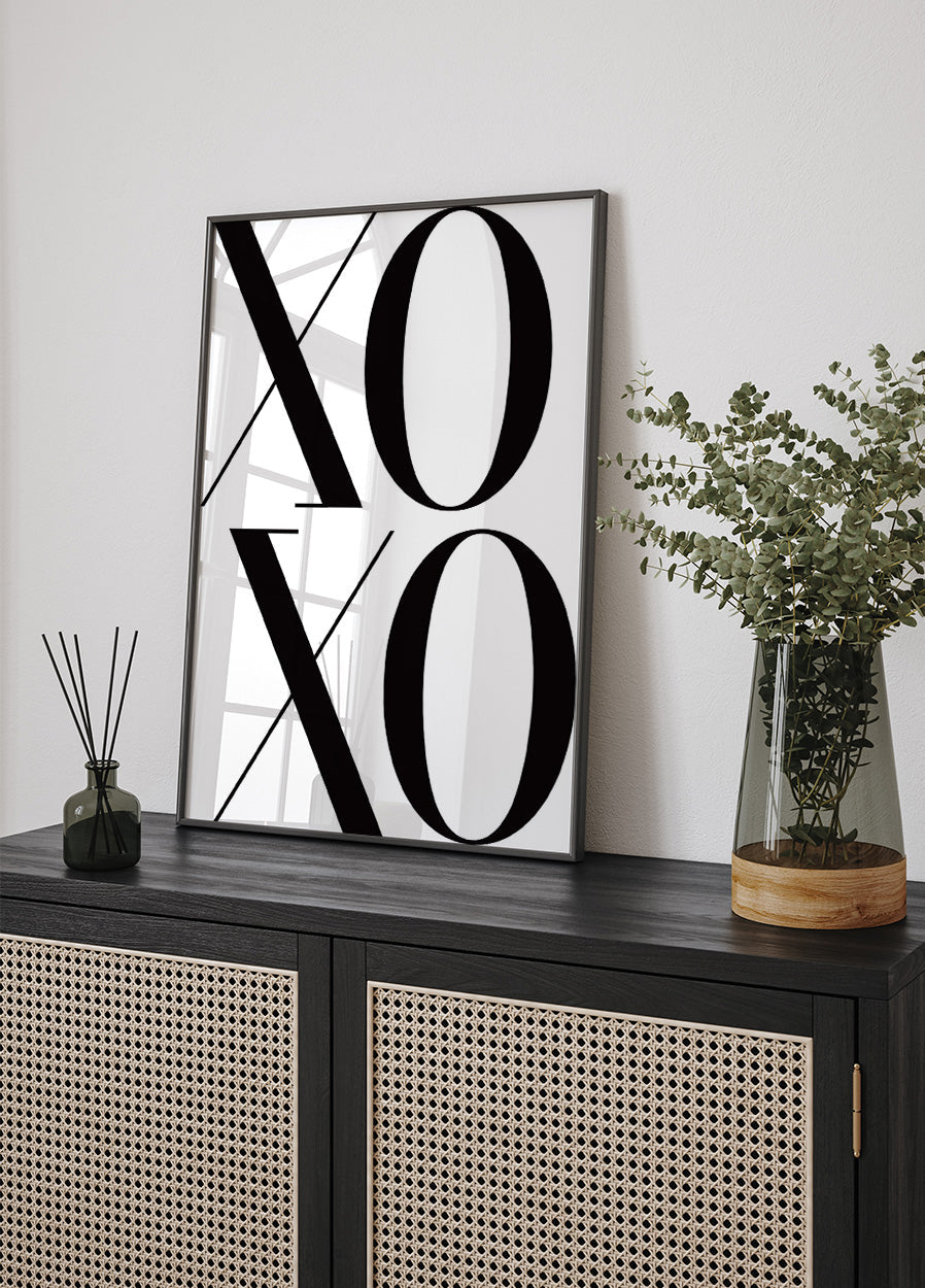 XOXO Plakat - Posterbox.dk