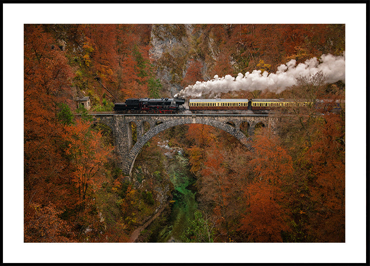 Museum train Plakat - Posterbox