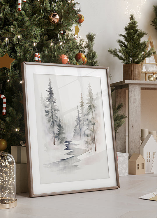 Winterly Silence Plakat - Posterbox