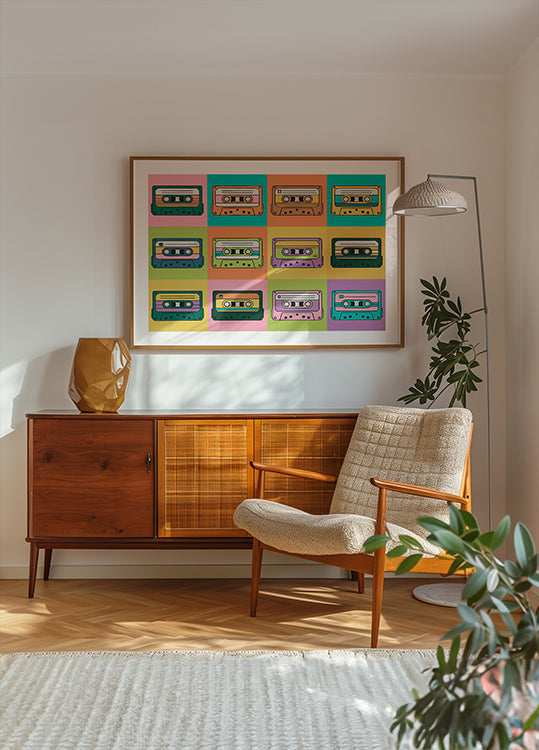 A Lot of Cassettes Plakat - Posterbox