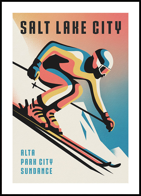 Salt Lake City Plakat - Posterbox