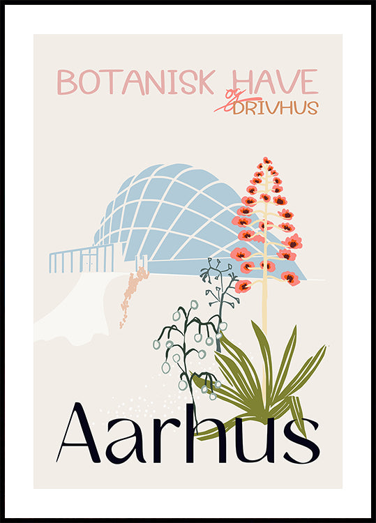 Aarhus Botanical Garden, Denmark (NEW) - Posterbox