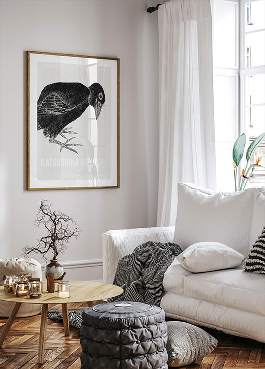 Katsushika Hokusai's Bird 1814 (NEW) - Posterbox