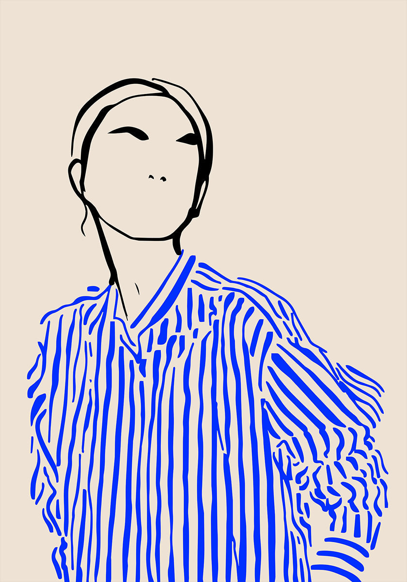 Greywork.Studio | Erato in Blue (NEW) - Posterbox