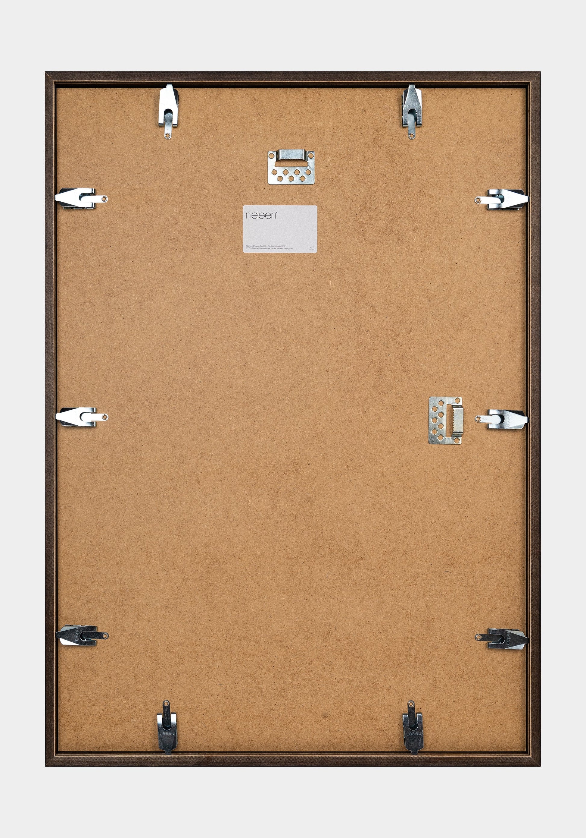 Moldura de madeira premium Nielsen Dark Oak