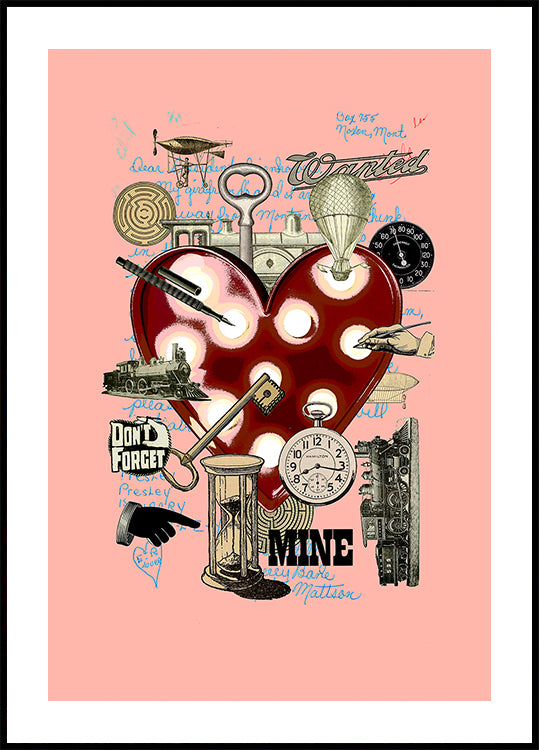 Love Heart Plakat - Posterbox