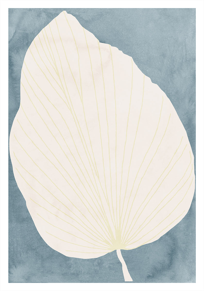 Illustration Of A Large Leaf (NEW) - Posterbox