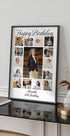Birthday Photo Collage Personal Poster - Posterbox
