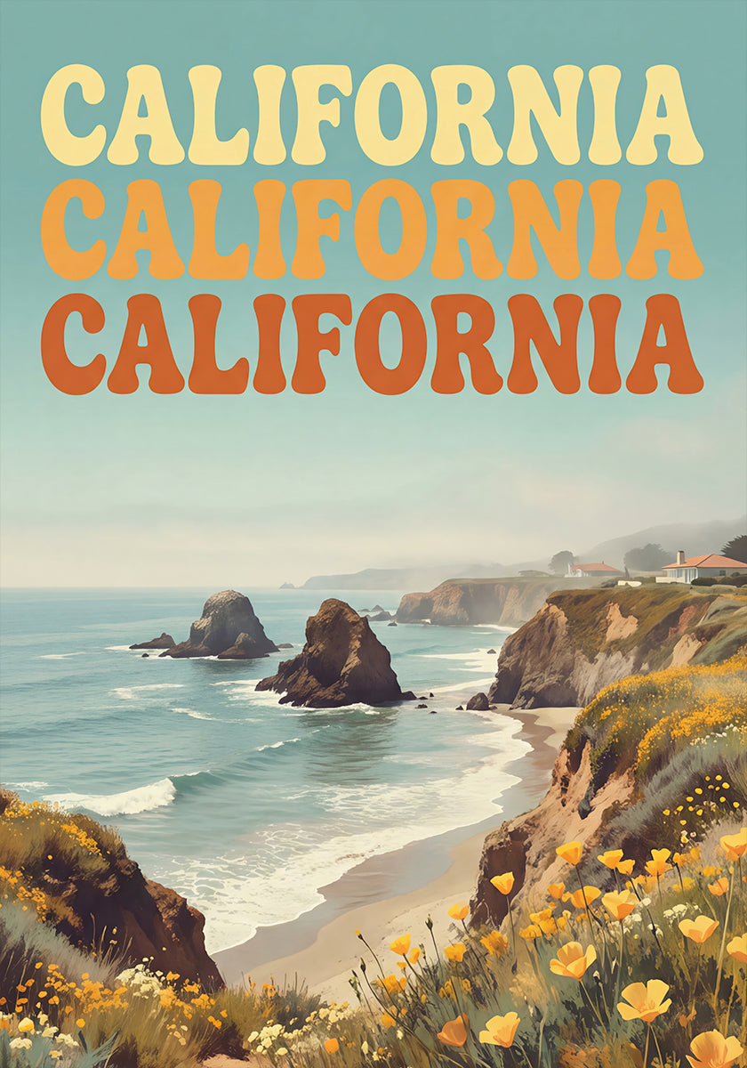 California California California Plakat - Posterbox