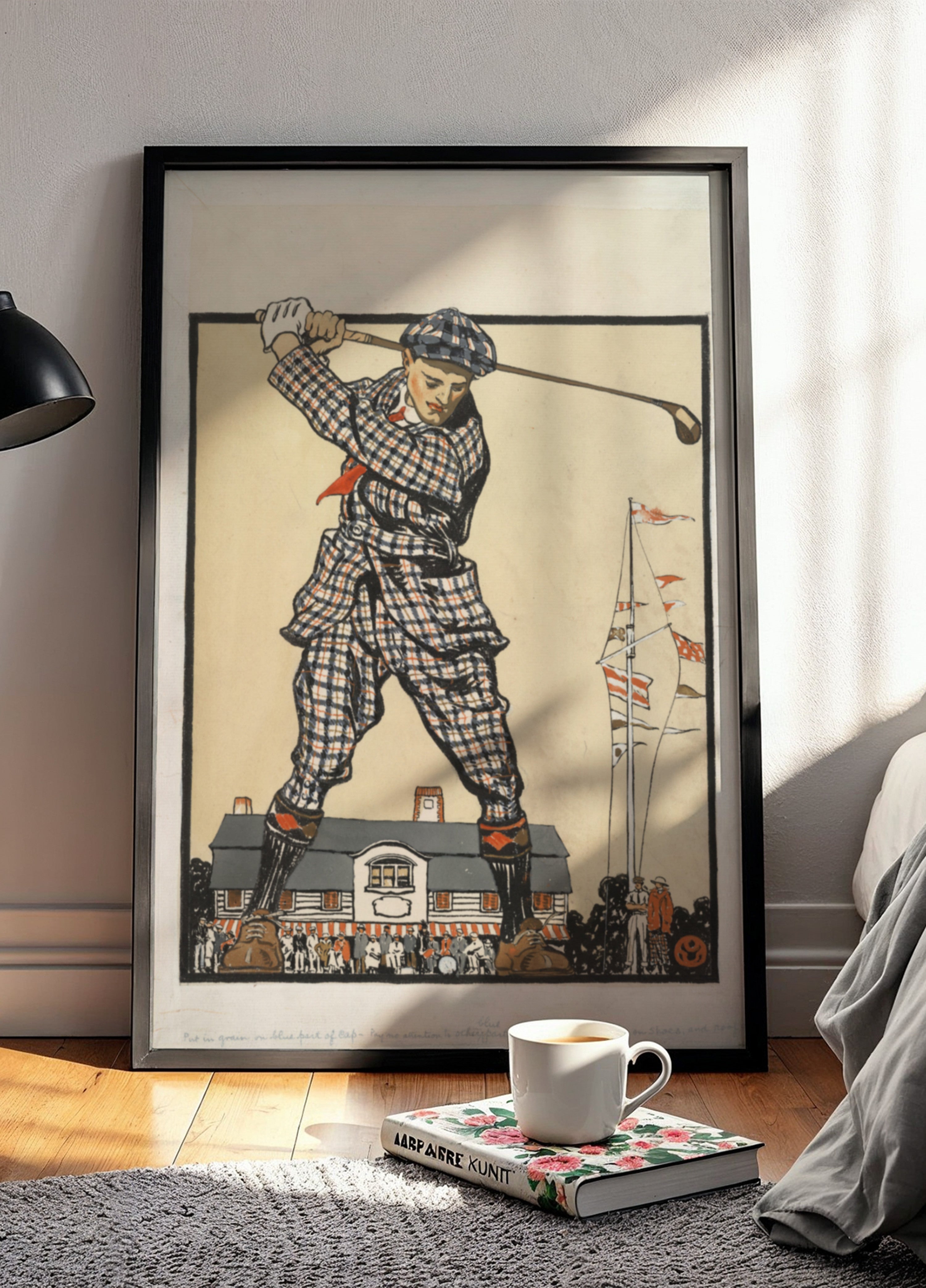 Homem balançando clube de golfe (1915)