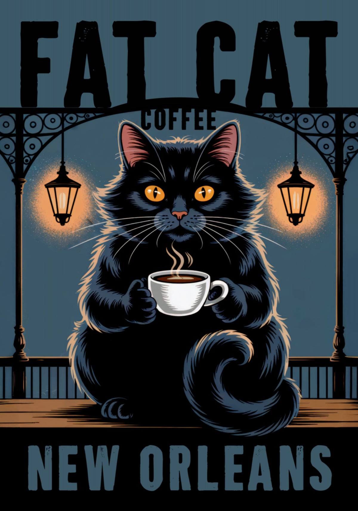 Café Fat Cat Nova Orleans