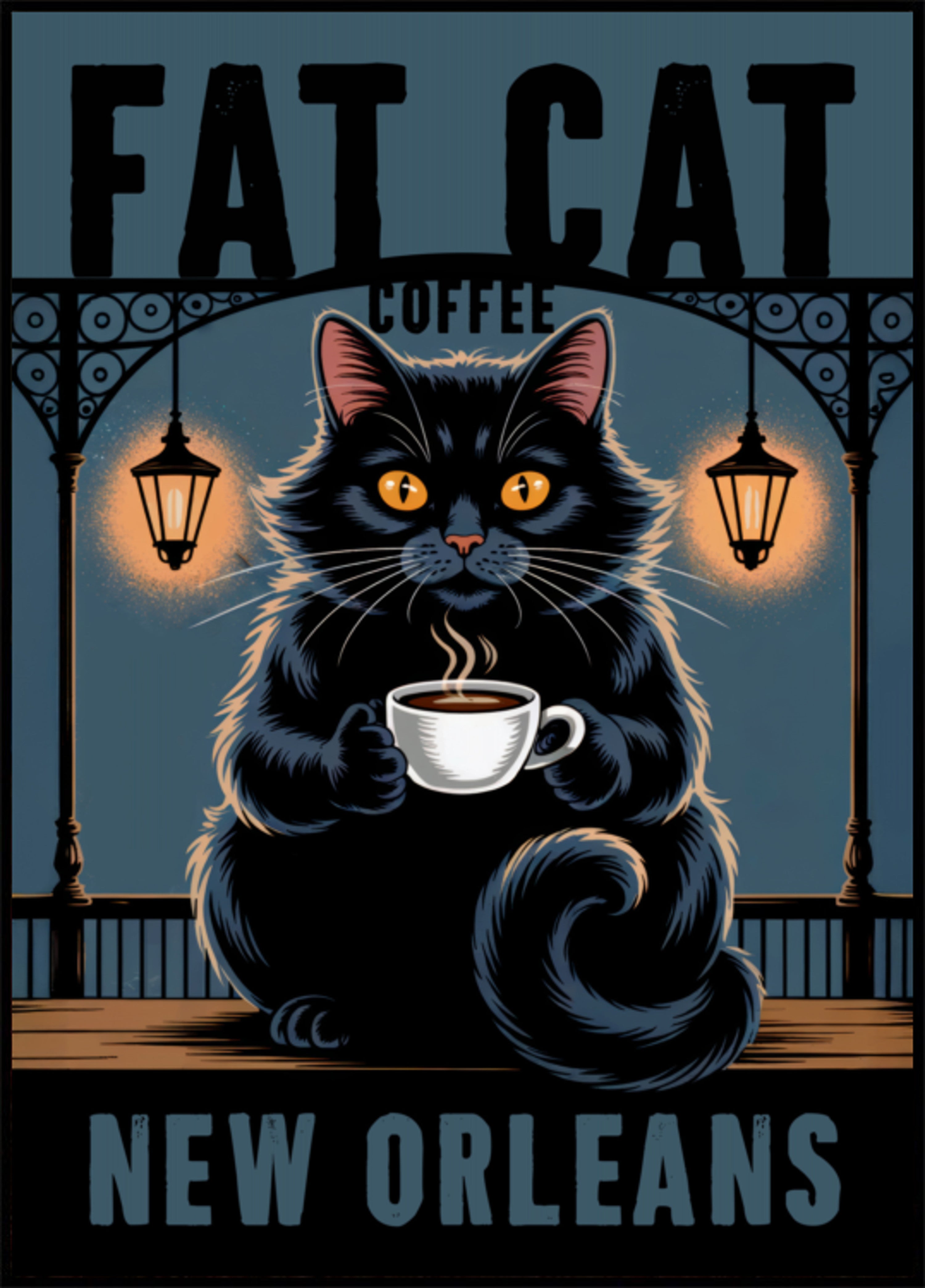 Café Fat Cat Nova Orleans