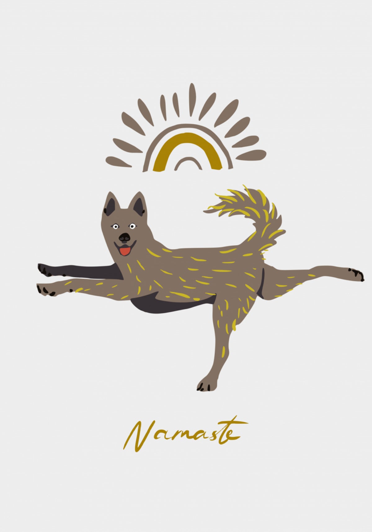 Yoga Dog Namastê