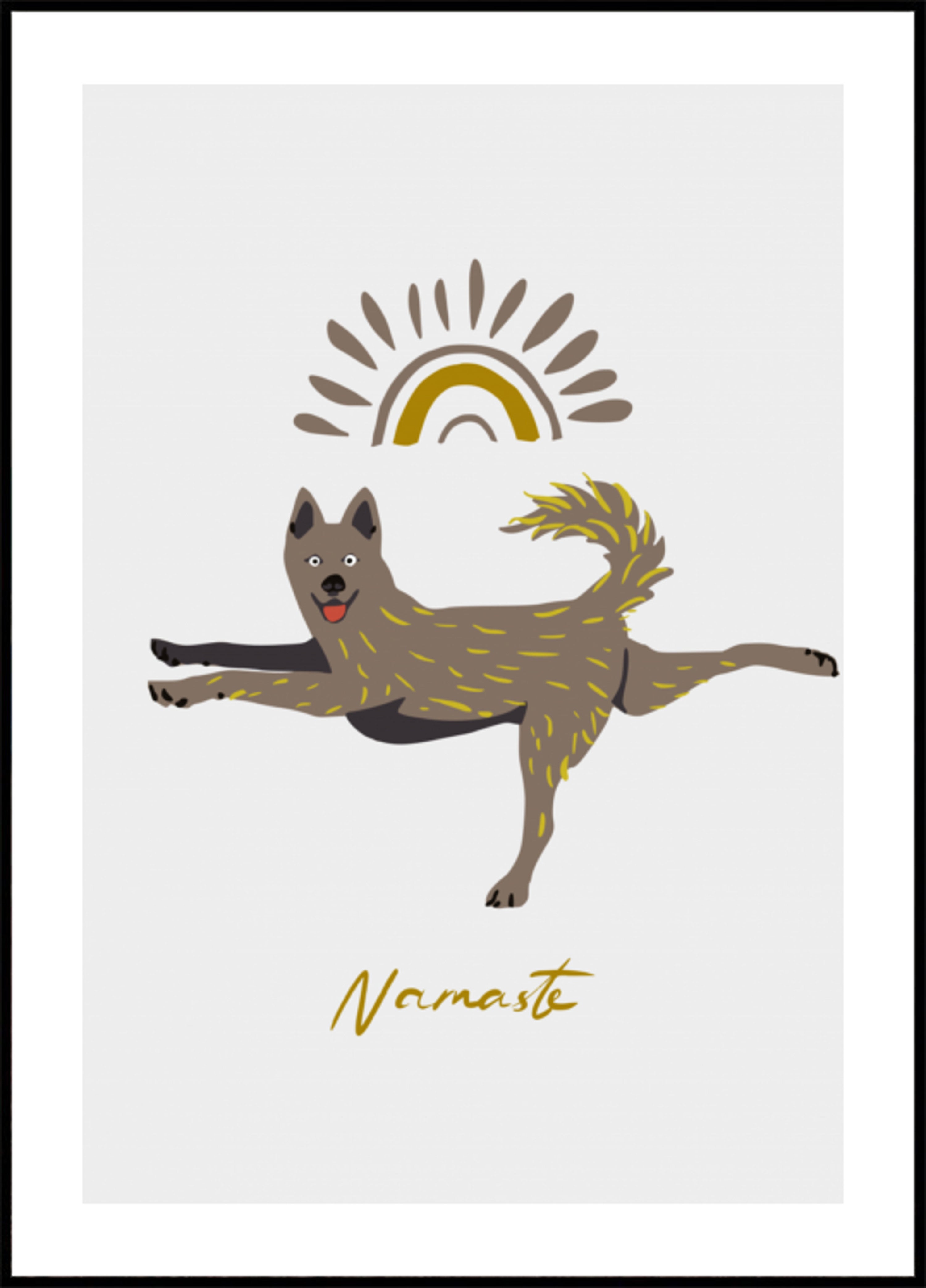 Yoga Dog Namastê