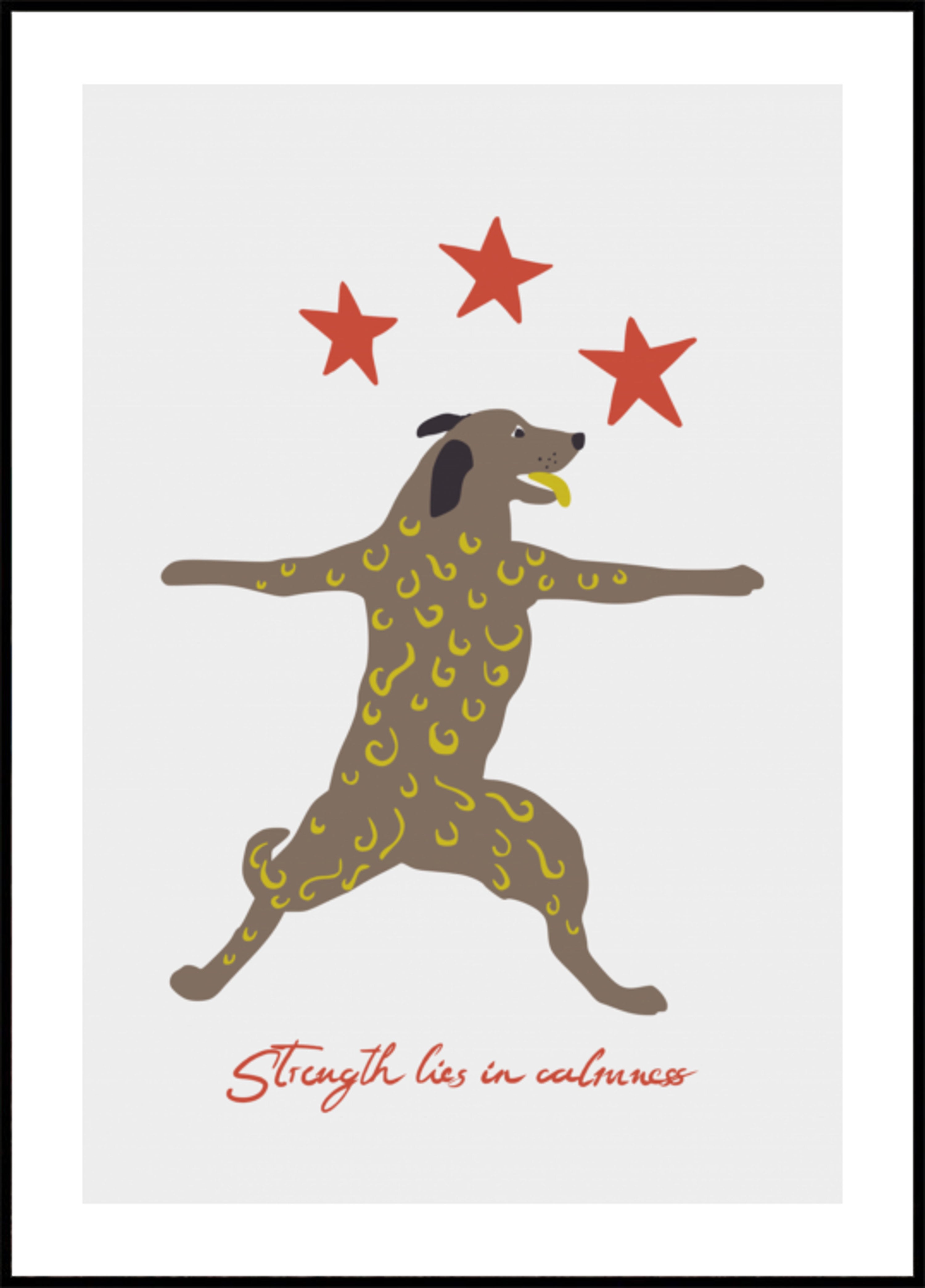 Ioga do cão guerreiro