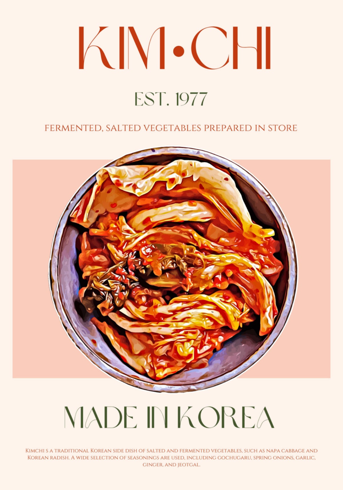 Kimchi Coreano Autêntico