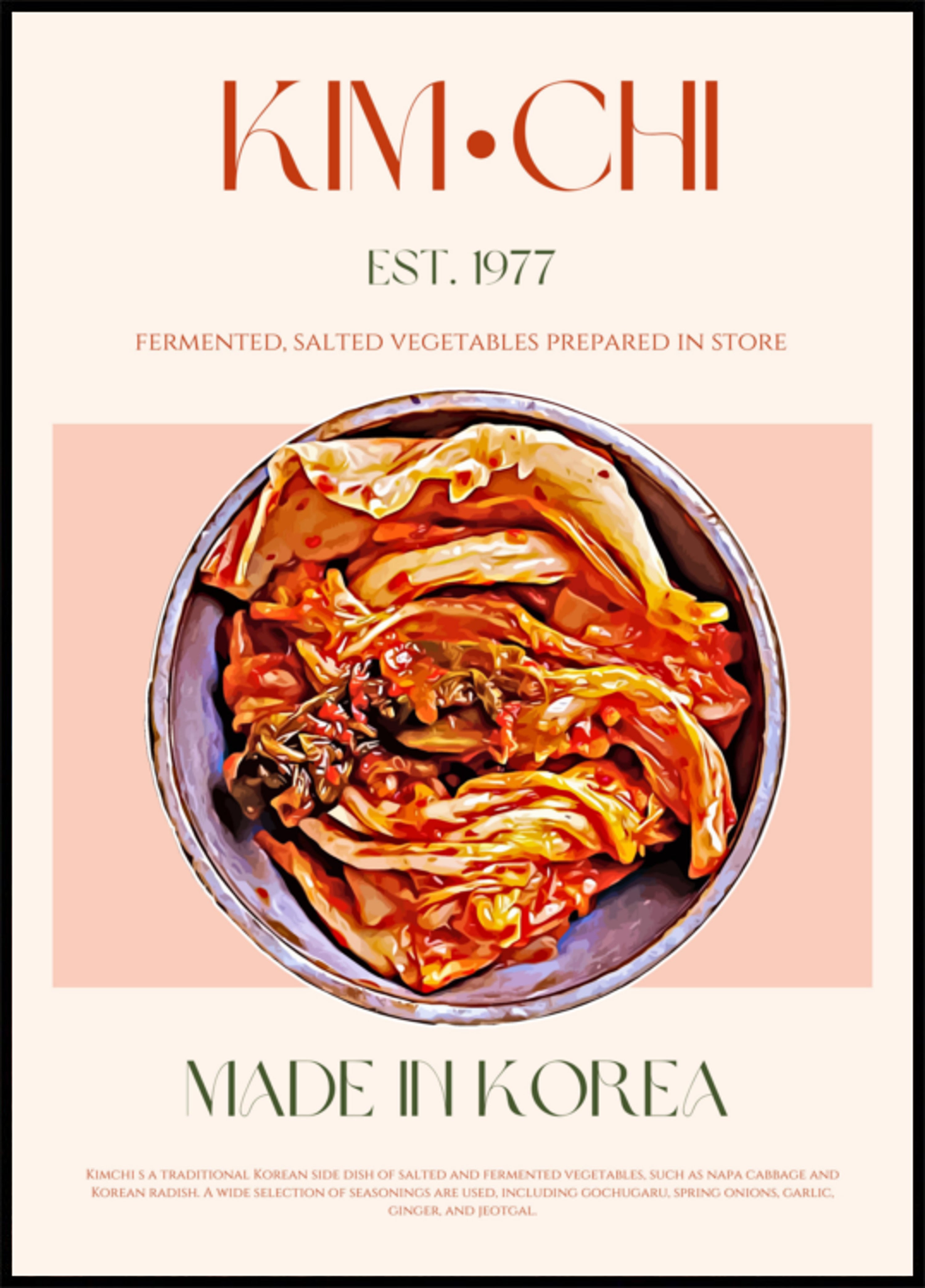 Kimchi Coreano Autêntico