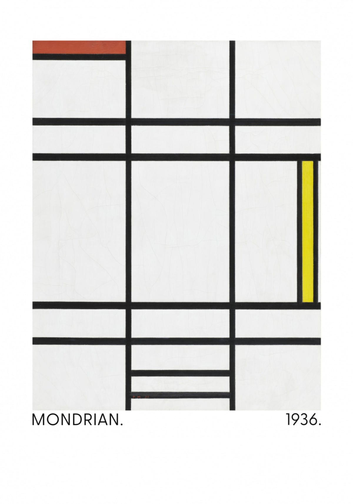Composição em Branco, Vermelho e Amarelo 1936