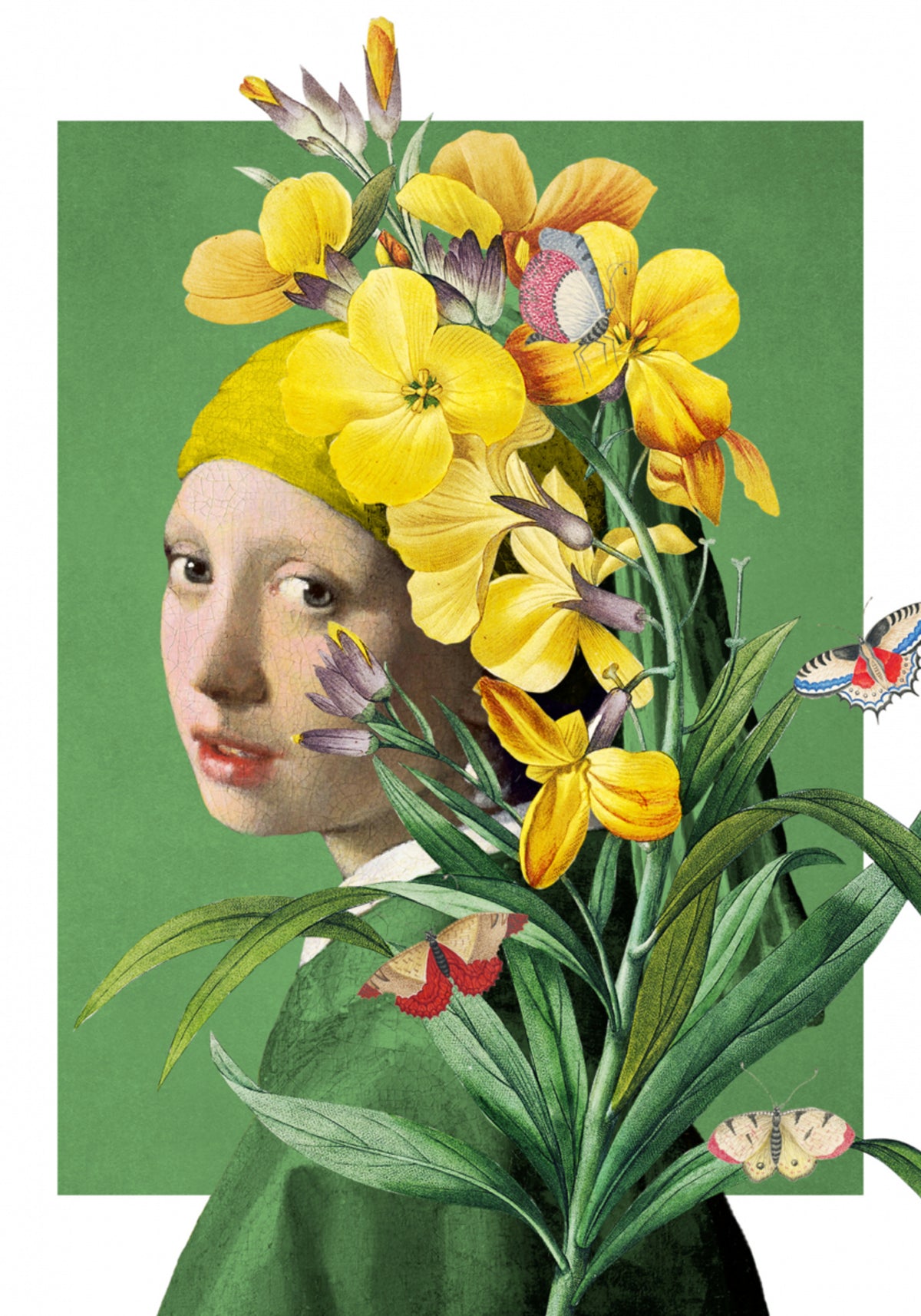Retrato Floral Amarelo