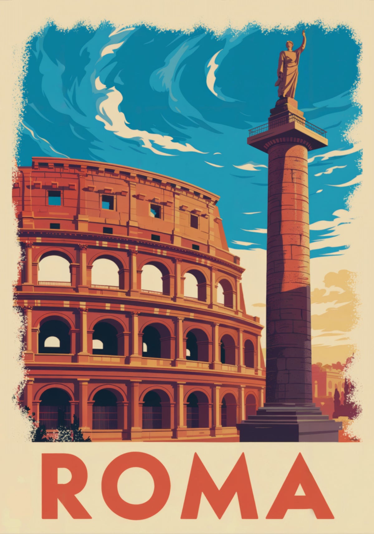 Coluna do Coliseu de Roma