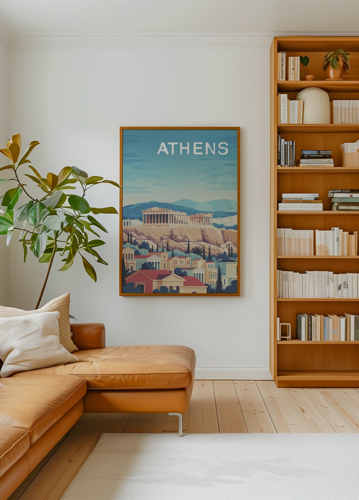 Vista da Acrópole de Atenas