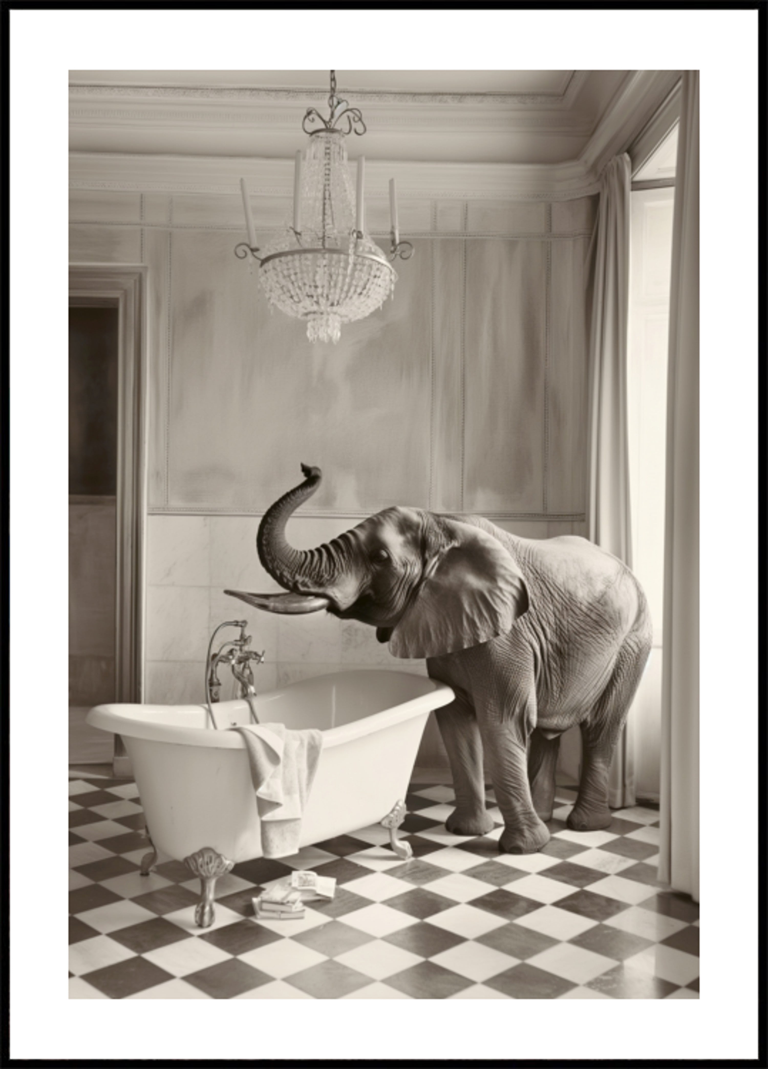 Banheira Elegante do Elefante