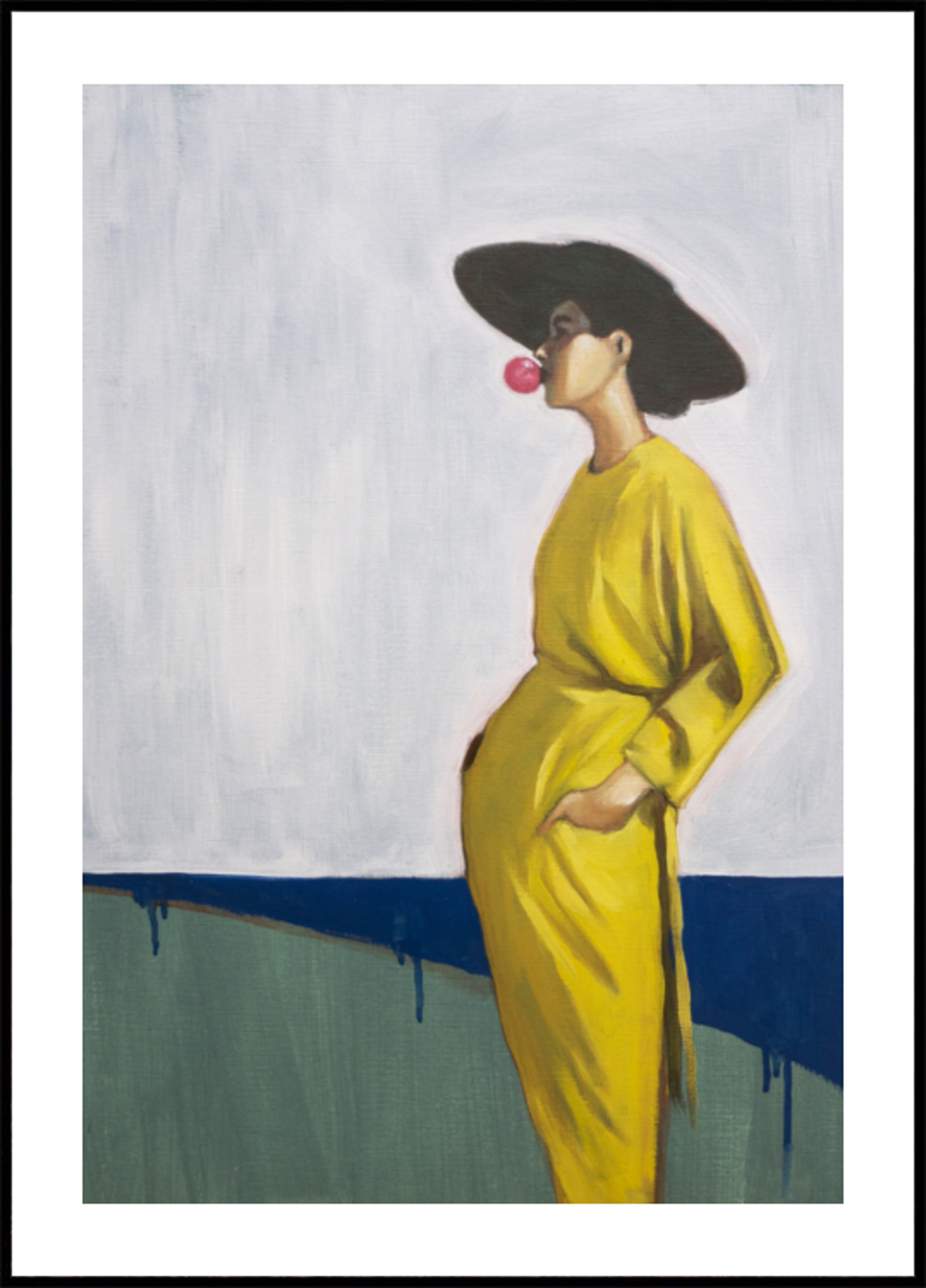 Bolha Rosa Mulher Elegante
