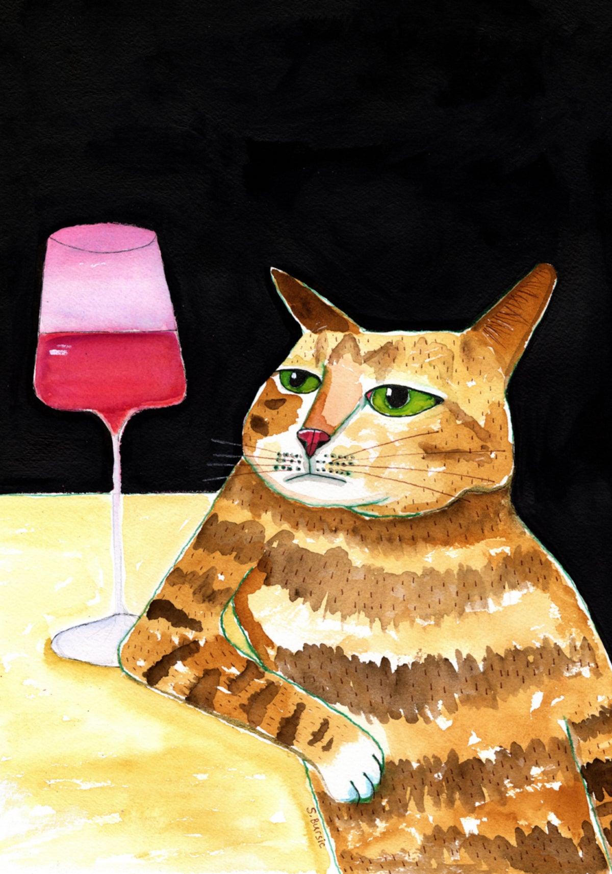 Vinho de gato mal-humorado