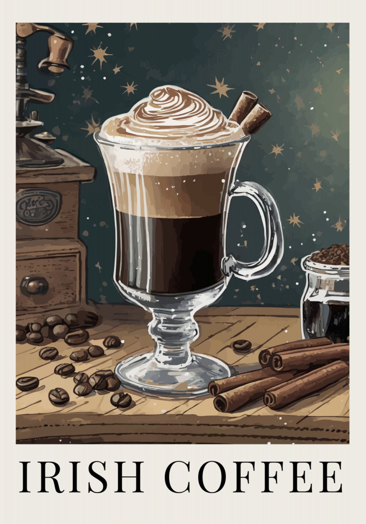 Café irlandês aconchegante