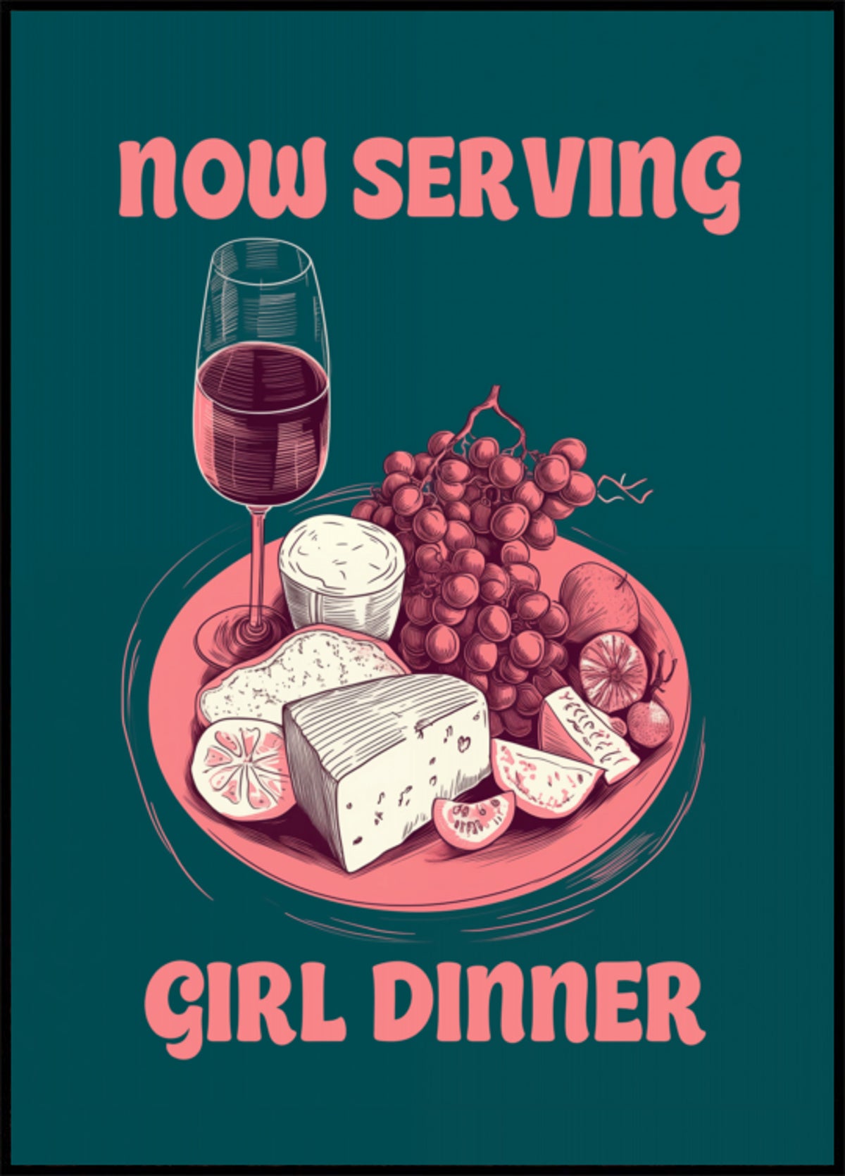 Agora servindo jantar feminino